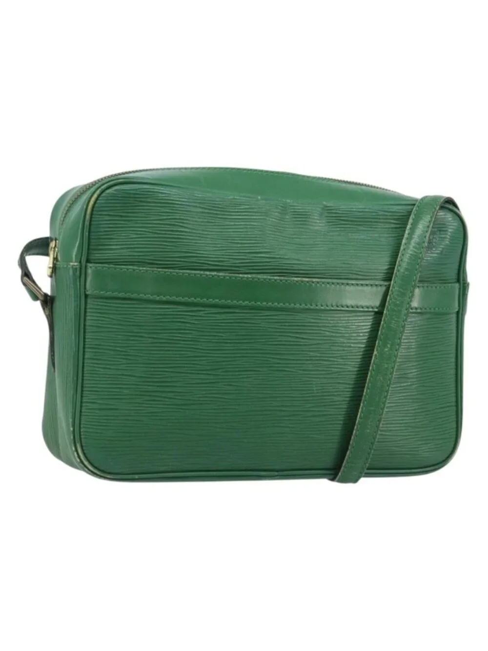Authentic LOUIS VUITTON Epi Trocadero 27 Shoulder Bag Green M52314 LV